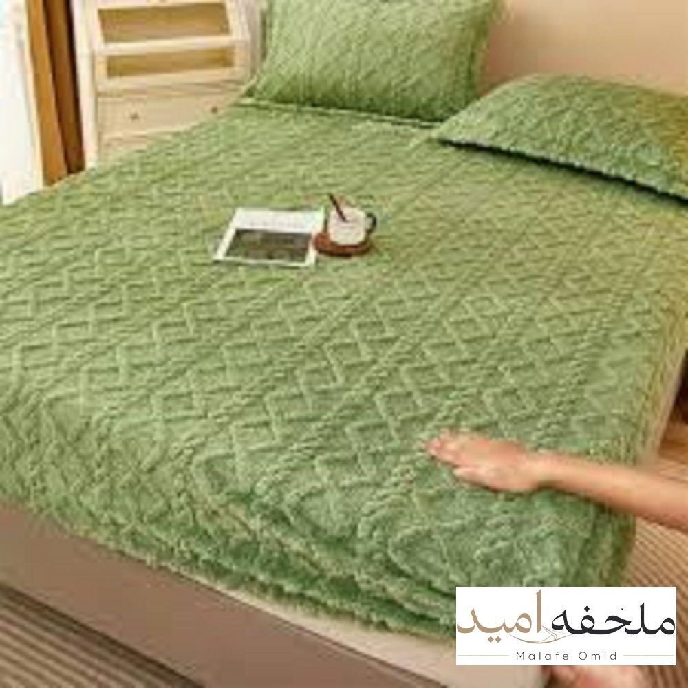 کشدوز گیس بافت تشک خوشخواب دونفره 180و160 سبزچمنی